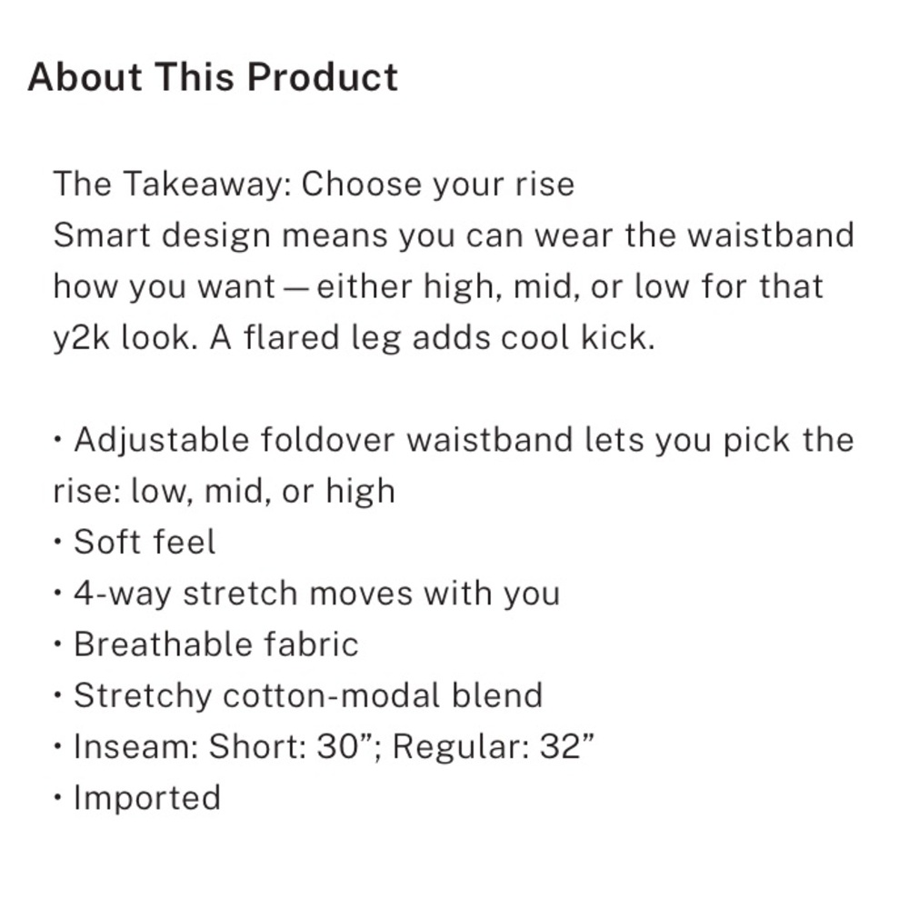 🔥VS Pink LTD EDITION ✨Pink Friday✨ cotton foldover flare leggings sz M NWT - Picture 8 of 8